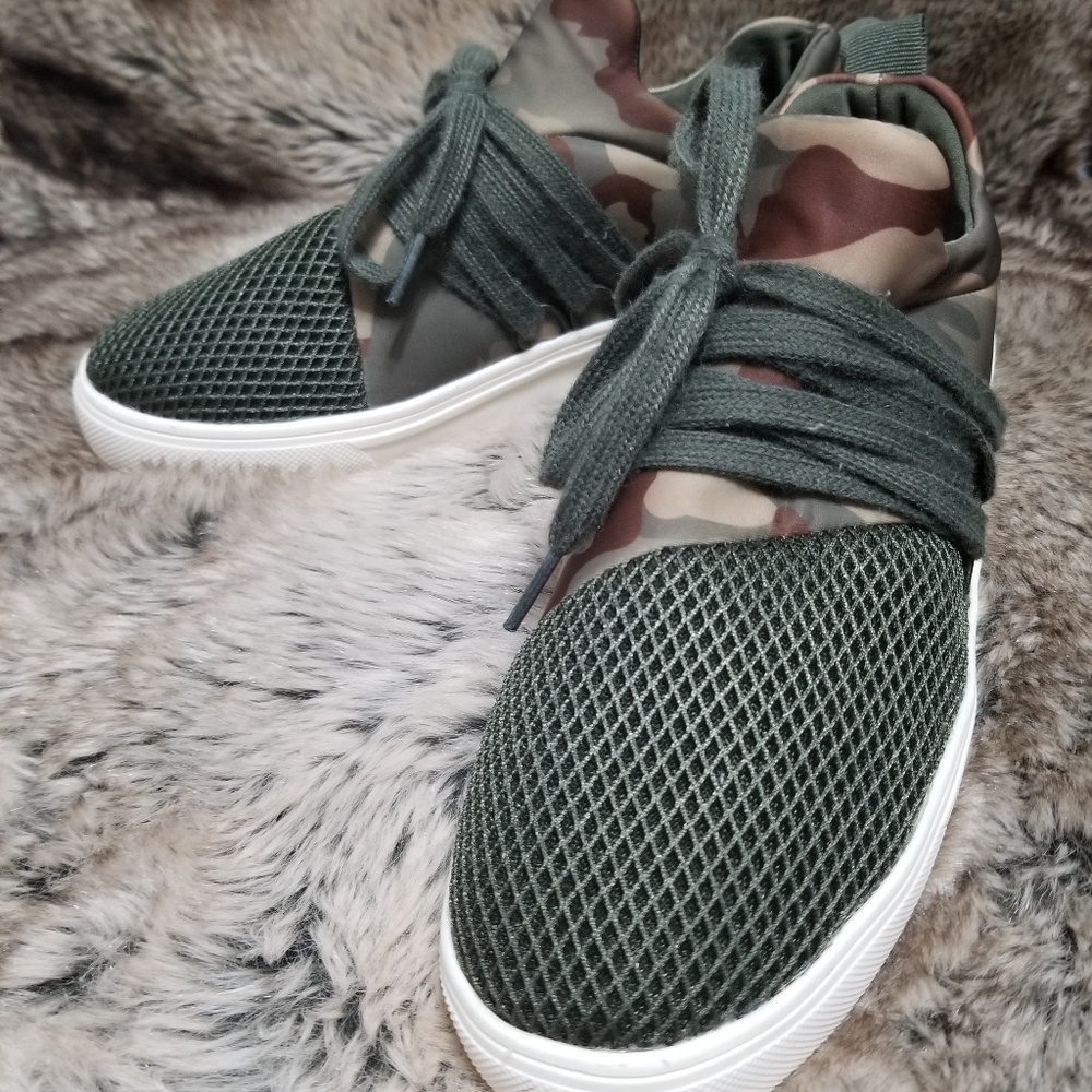 Camo Slip On Sneaks